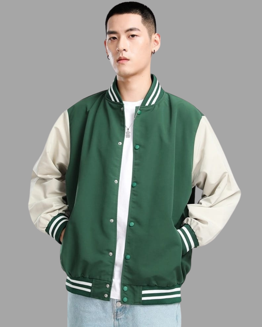 Bottle Green Varsity Jackets For Winter