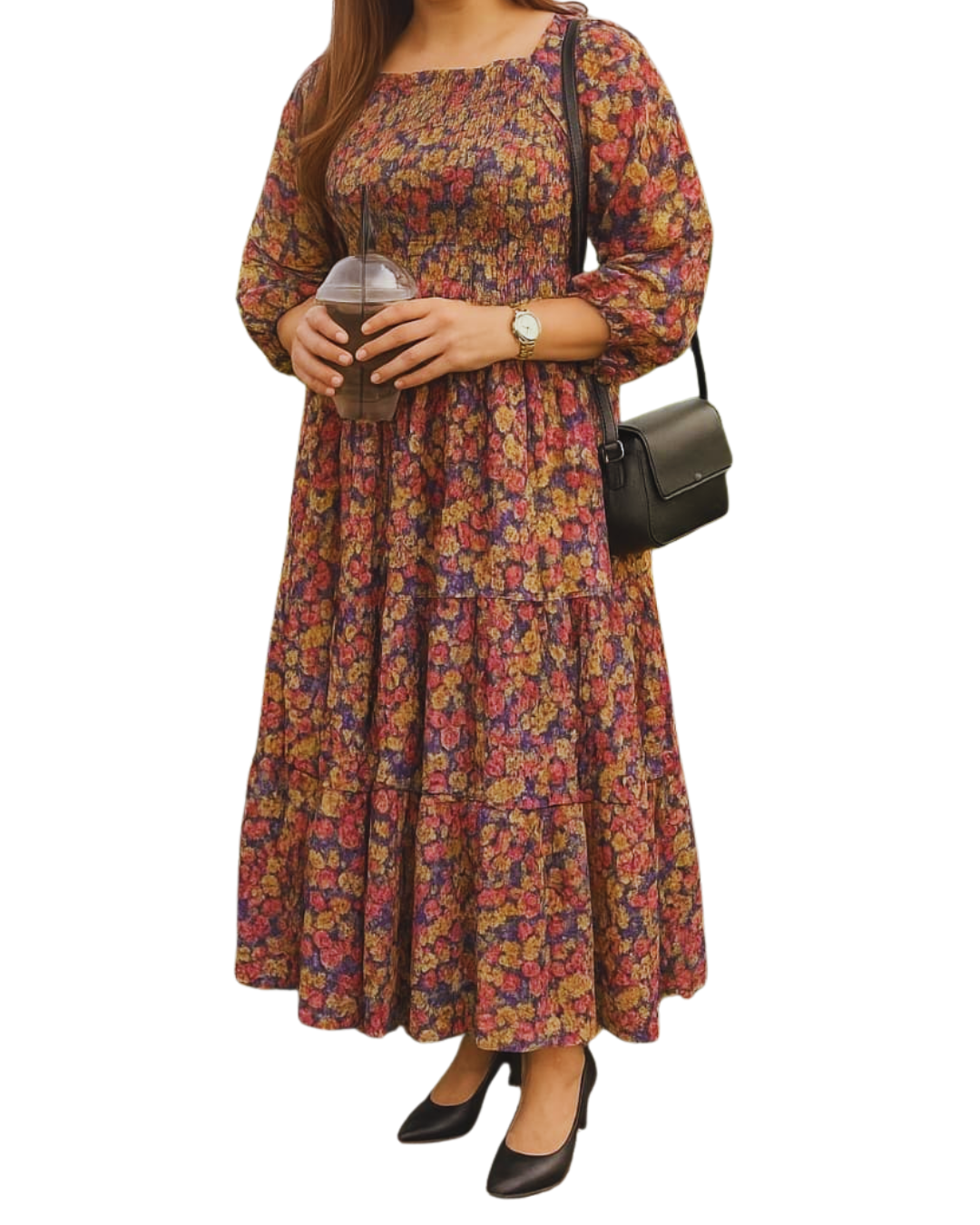 Printed Unique dress design by Crazova