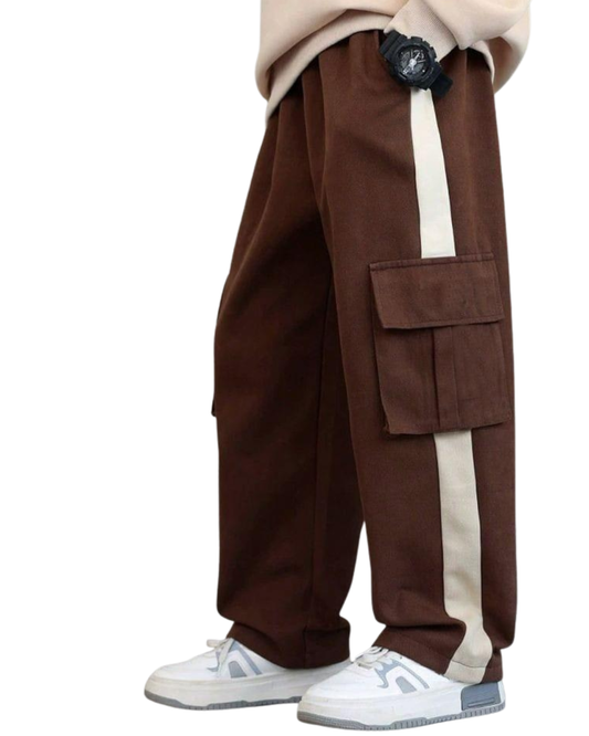 Unisex Pocket Style Strip Trouser
