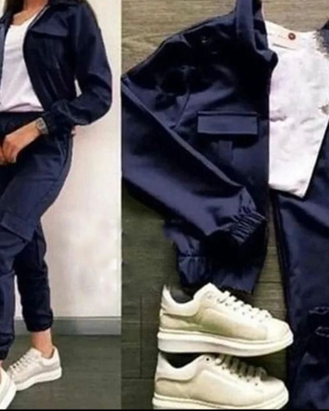 3 Pcs Winter Pocket Style Tracksuit