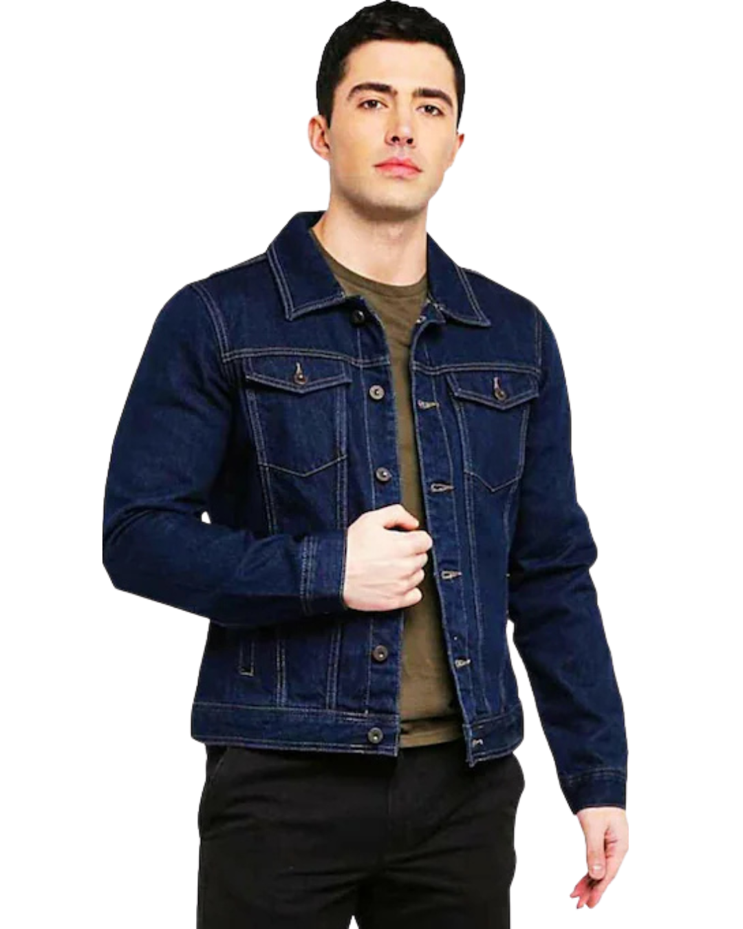 UNISEX DENIM DARK BLUE JACKET