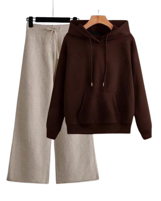 Brown Hoodie And Flapper