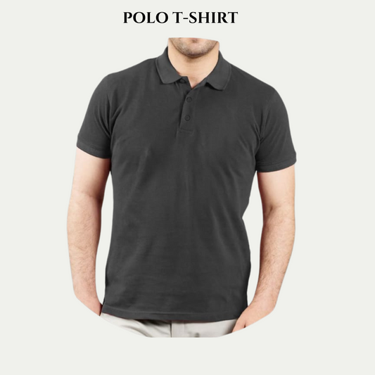 Charcoal Unisex Polo T.Shirt