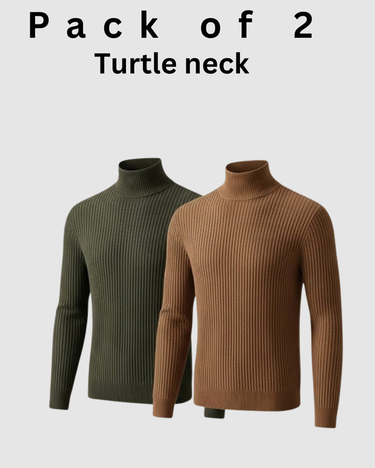 Pack of 2 Unisex High-Neck