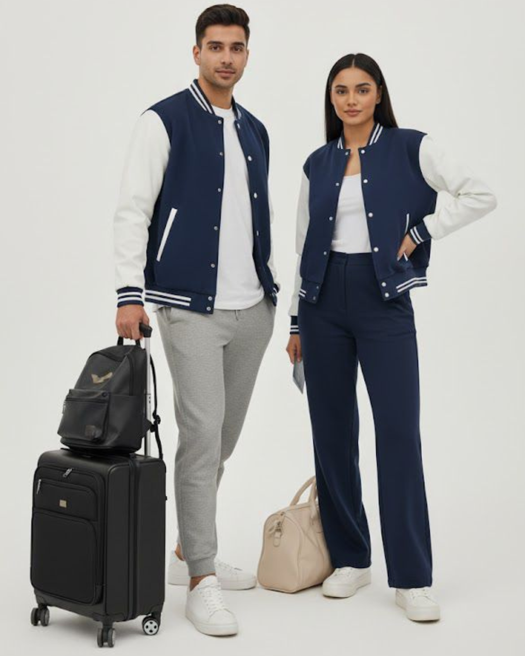 Petroleum Blue Varsity Jackets For Winter