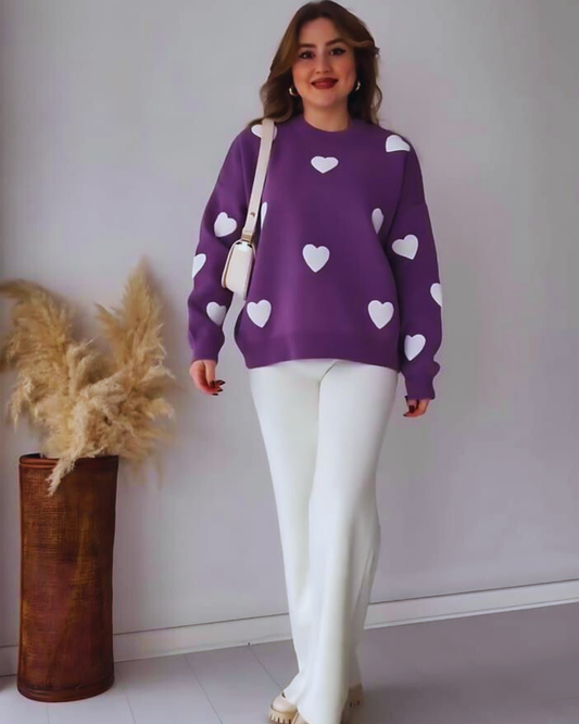 Printed Sweatshirt & Flapper Trouser