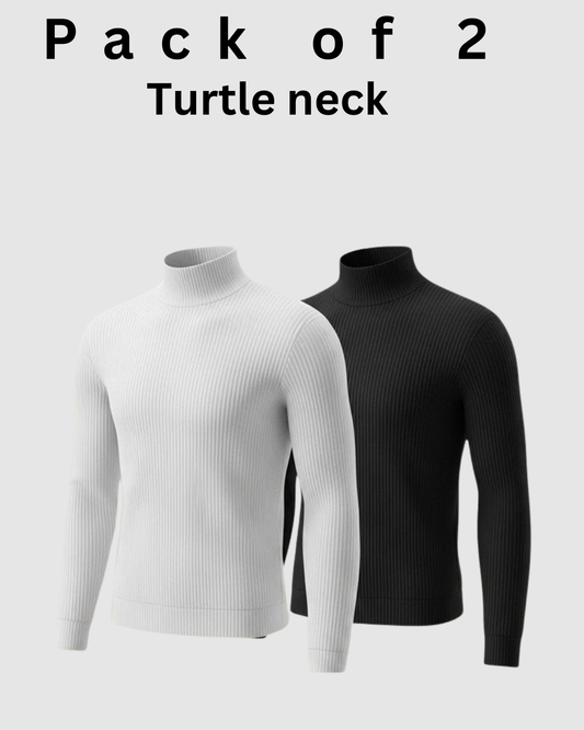 Pack of 2 Unisex High-Neck