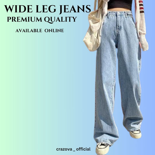 Light blue wide leg Jeans