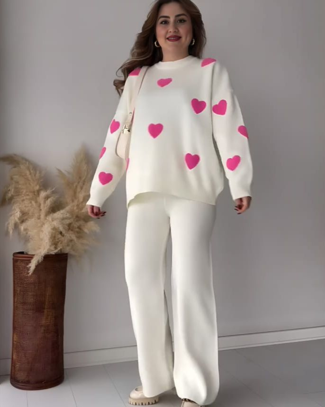 Printed Sweatshirt & Flapper Trouser