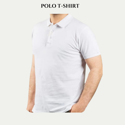 White Unisex Polo T.Shirt