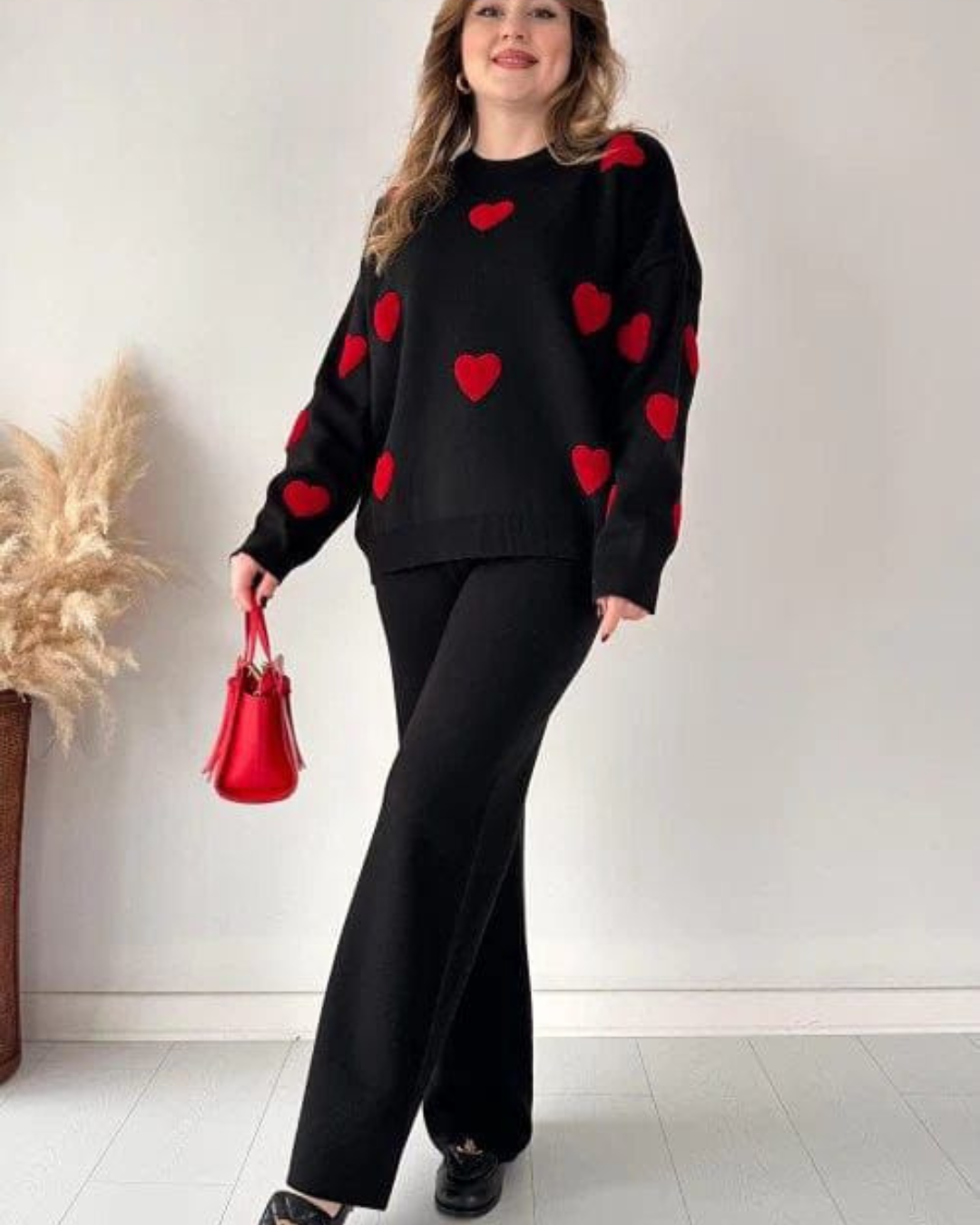 Printed Sweatshirt & Flapper Trouser