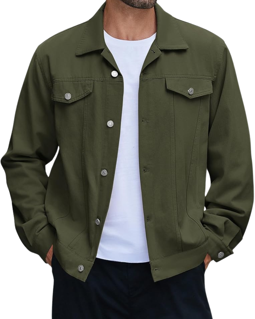 UNISEX DENIM GREEN JACKET