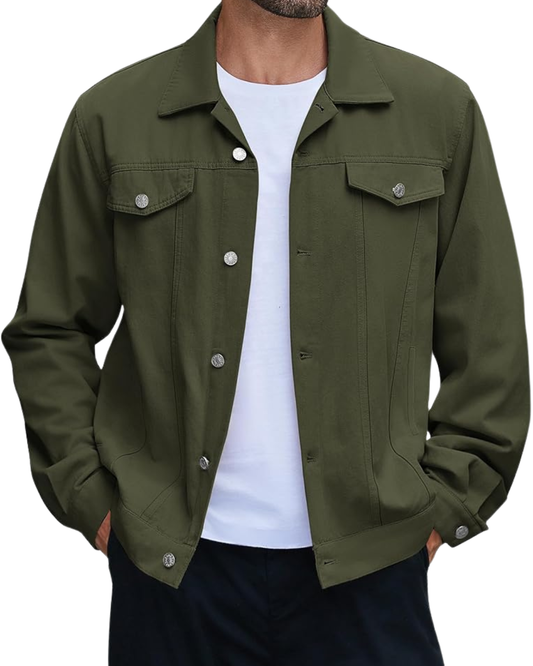 UNISEX DENIM GREEN JACKET