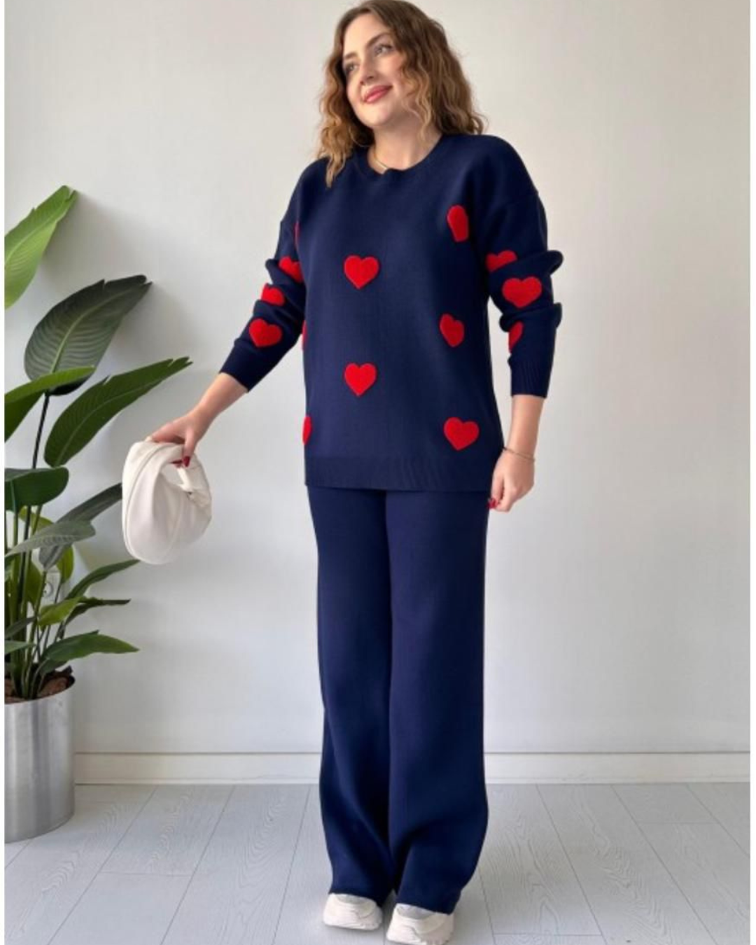 Printed Sweatshirt & Flapper Trouser