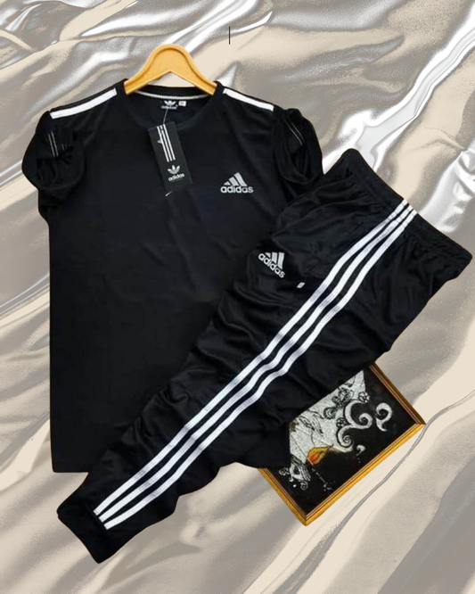 Printed stripe tracksuit
