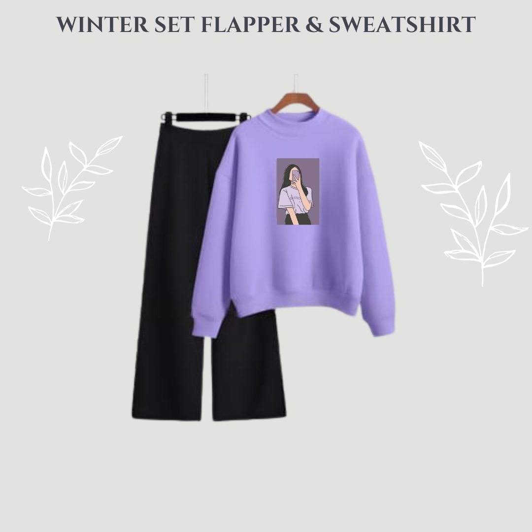 Selfie Girl Sweatshirt And Flapper