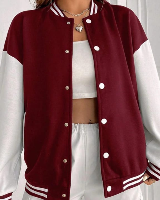 Maroon Varsity Jackets For Winter