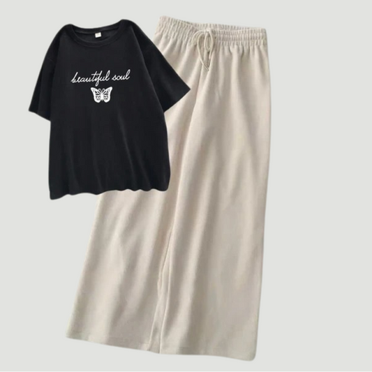 Beautiful Soul Tee & Cream Flapper