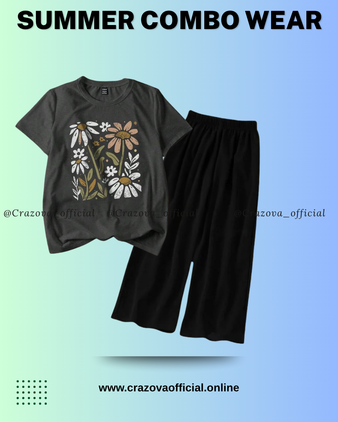 Flower Tee & Flapper