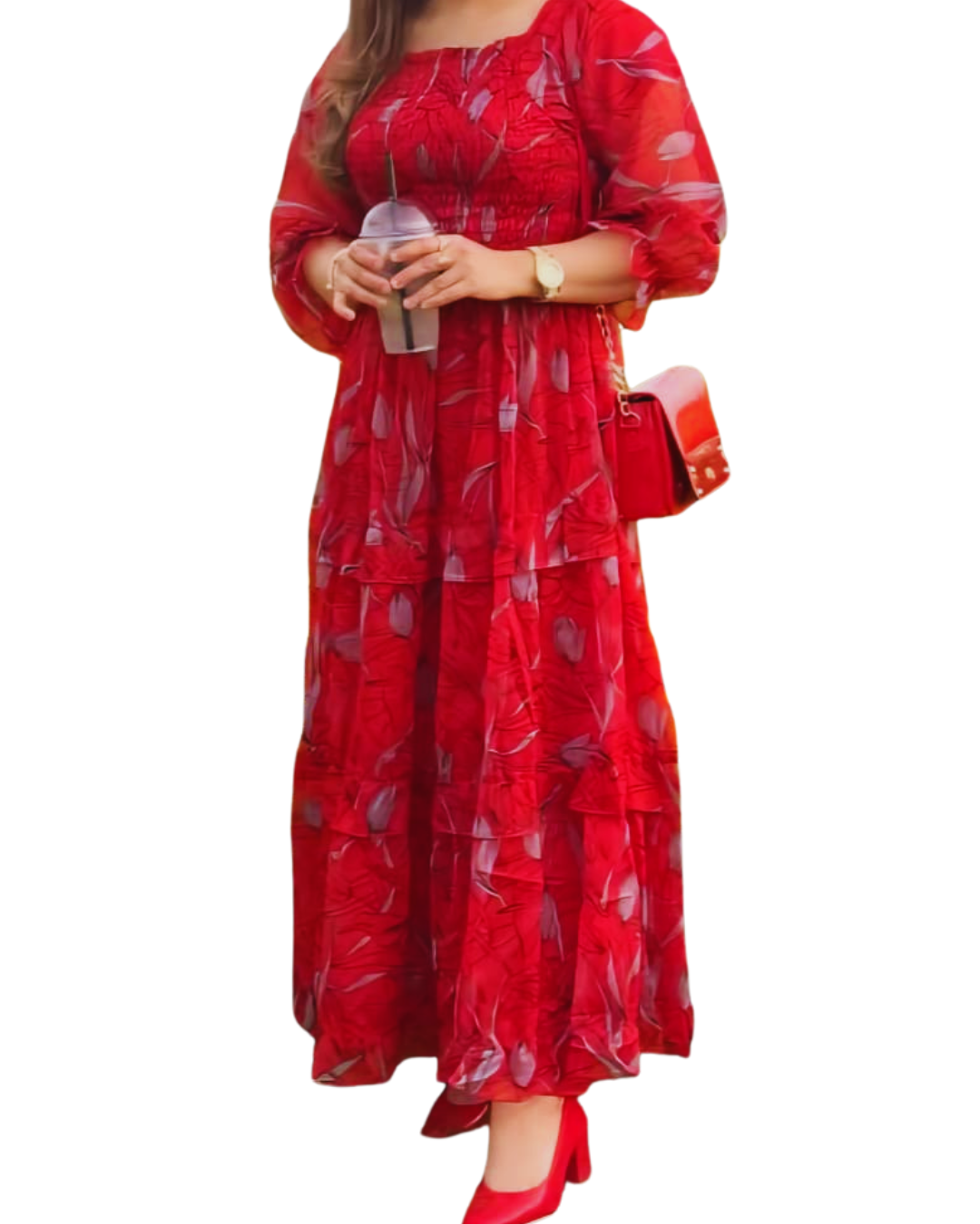 Printed Unique dress design by Crazova