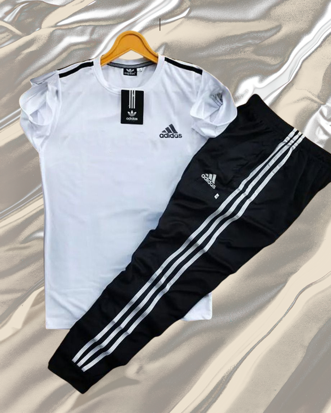 Printed stripe tracksuit