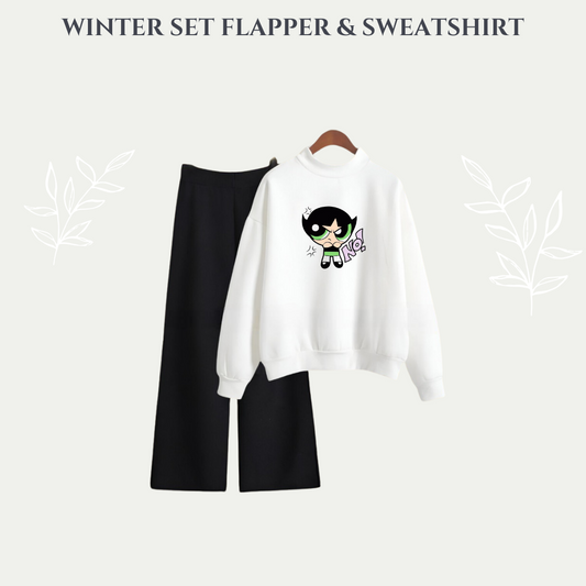 Power Puff Girl Sweatshirt And Flapper