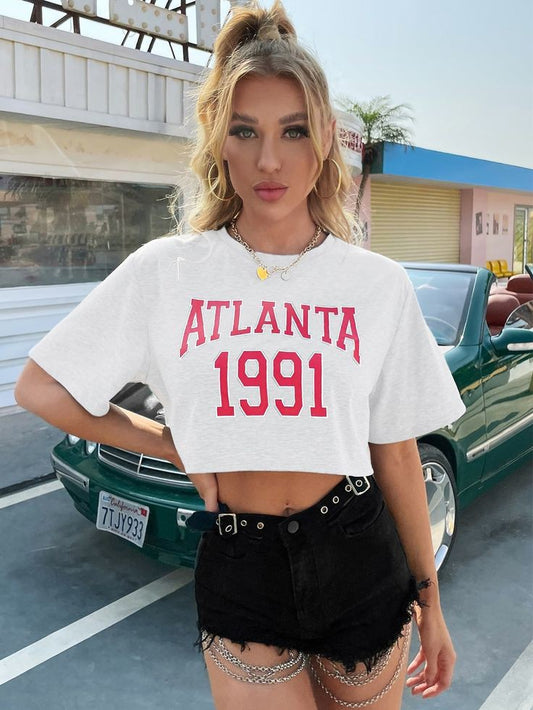 ATLANTA Crop Tee