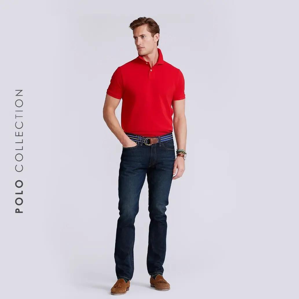 Red Unisex Polo T.Shirt