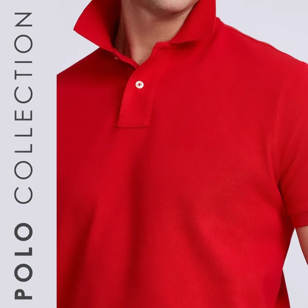 Red Unisex Polo T.Shirt