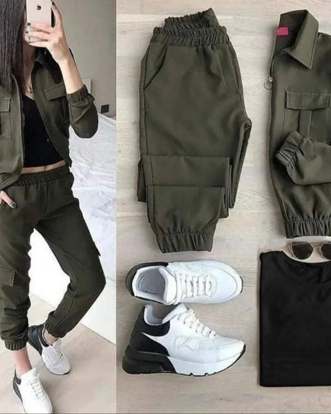 3 Pcs Winter Pocket Style Tracksuit