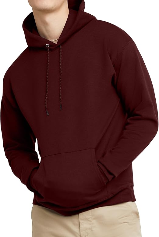 Maroon Plain Hoodies