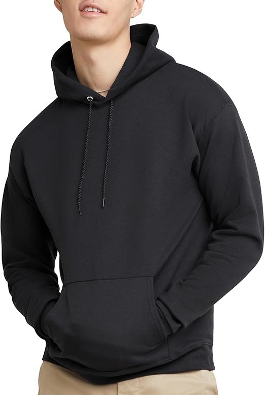 Black Plain Hoodies
