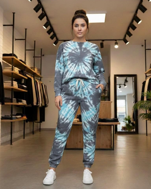 Tie & Dye Tracksuit Sweatshirt & Trouser