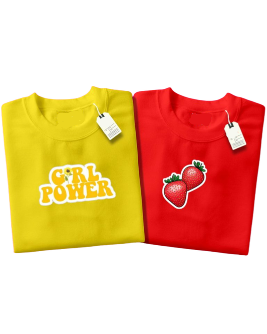 Pack of 2 Graphic Sweatshirt