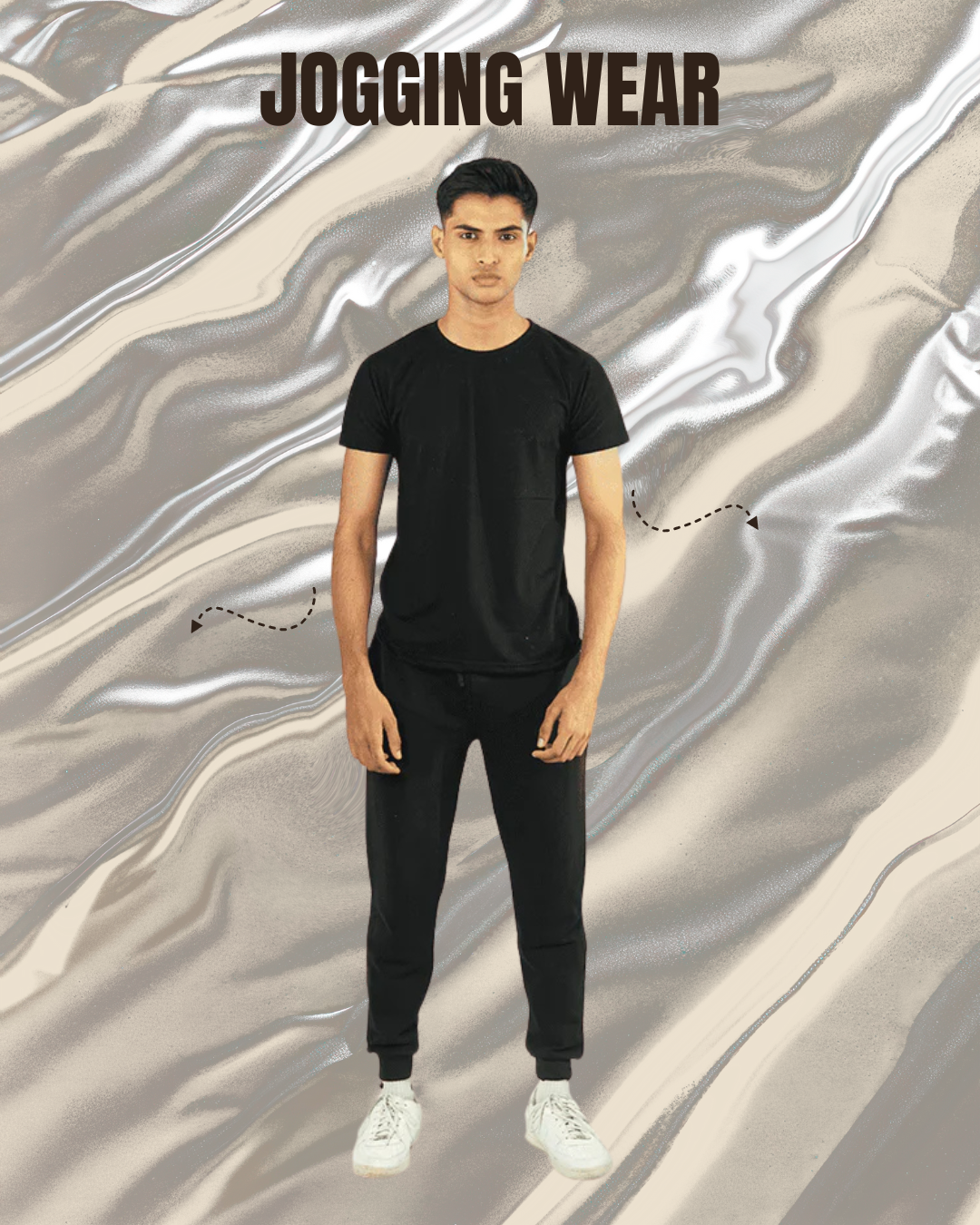 Plain Half Sleeves T-Shirt with Trouser