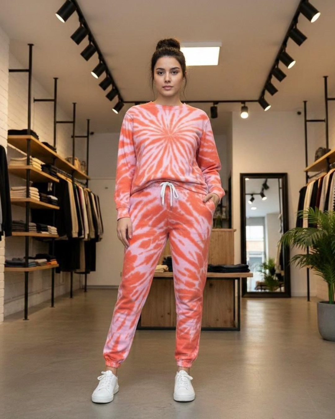 Tie & Dye Tracksuit Sweatshirt & Trouser