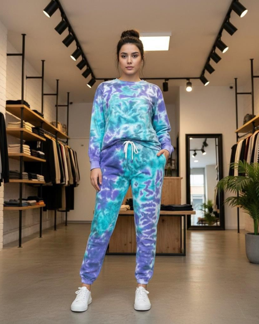 Tie & Dye Tracksuit Sweatshirt & Trouser