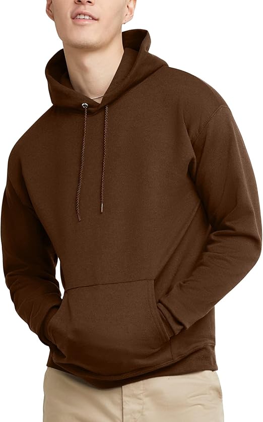 Brown Plain Hoodies