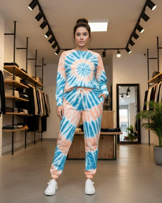 Tie & Dye Tracksuit Sweatshirt & Trouser