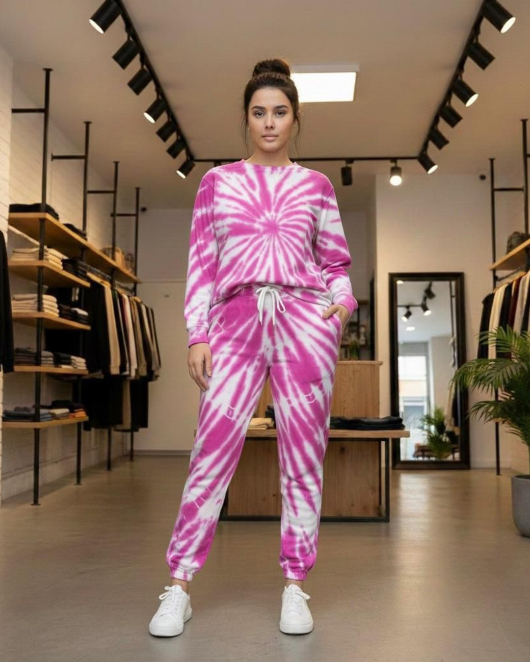 Tie & Dye Tracksuit Sweatshirt & Trouser