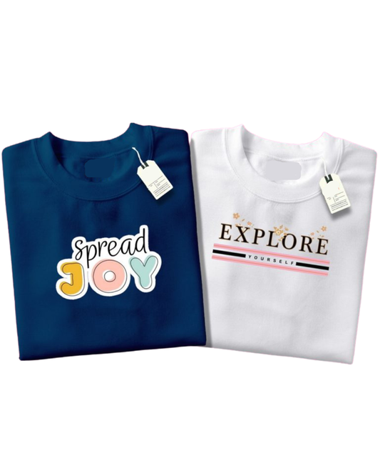 Pack of 2 Graphic Sweatshirt