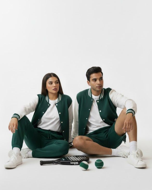 Bottle Green Varsity Jackets For Winter