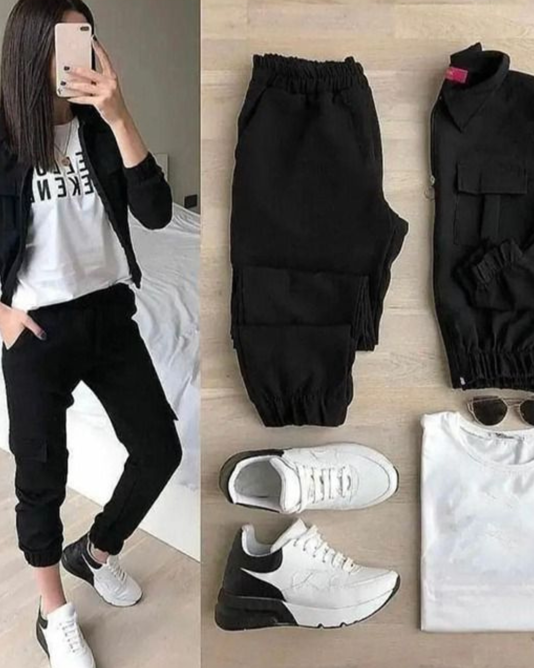 3 Pcs Winter Pocket Style Tracksuit