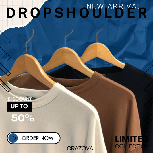 Unisex Pack of 3 Plain Oversized T-Shirts