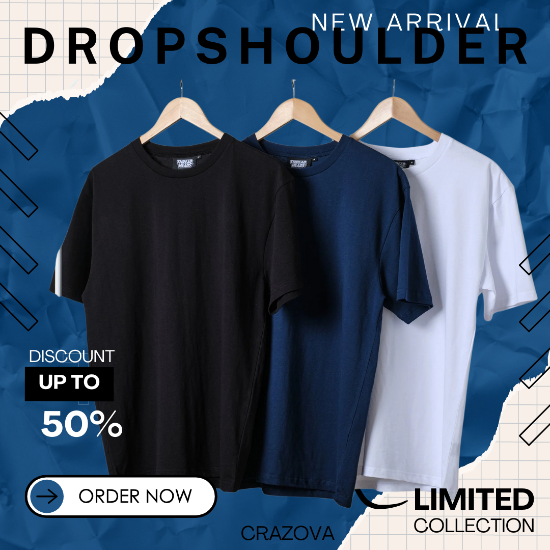 Unisex Pack of 3 Plain Oversized T-Shirts