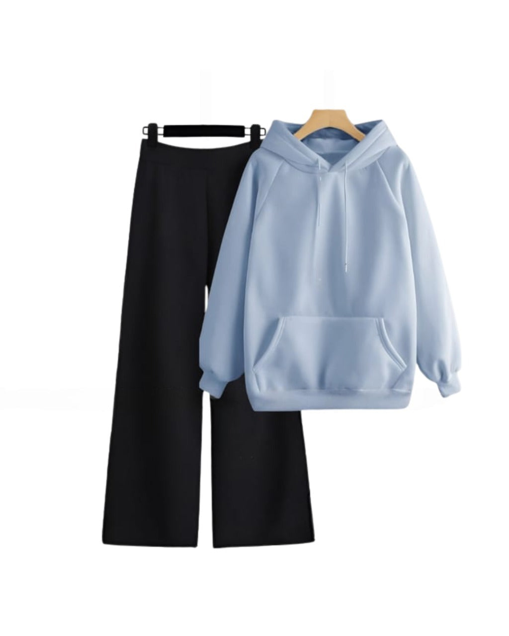 Plain Hoodie And Flapper