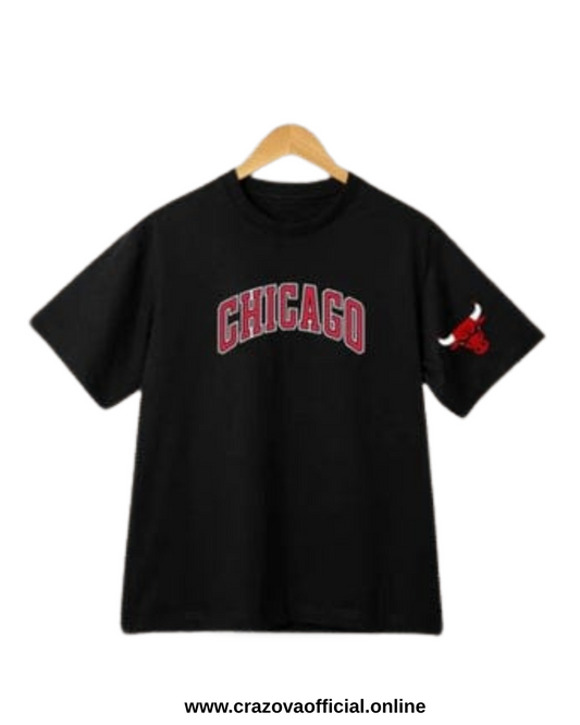 CHICAGO BULLS Drop Shoulder T-Shirt