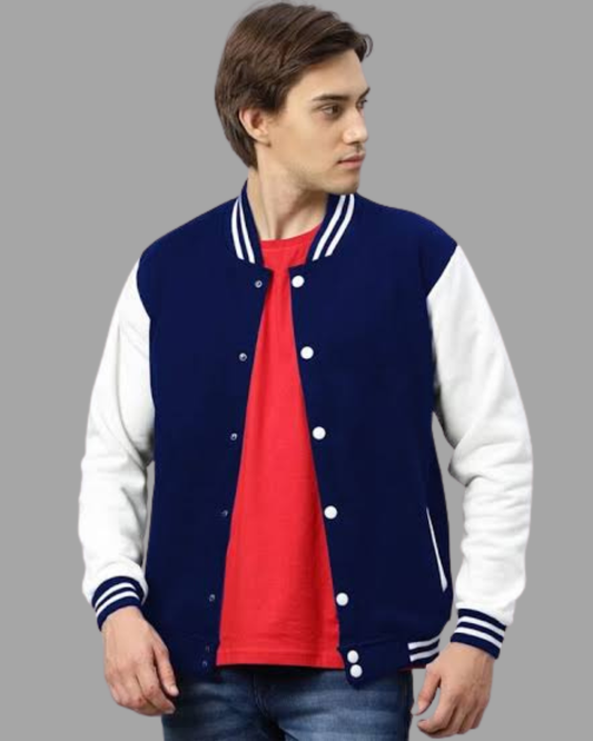 Navy Blue Varsity Jackets For Winter
