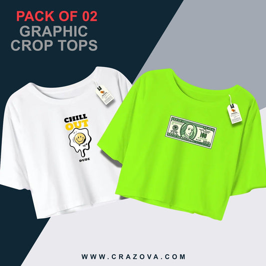 Dollar Pack of 2 Crop Tees