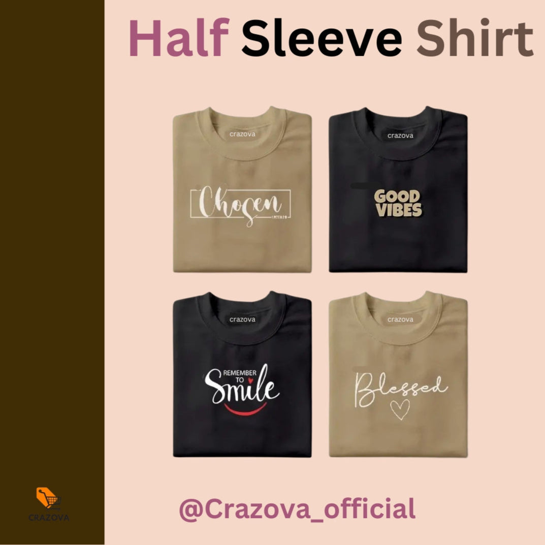 Pack of 4 Printed Tees
